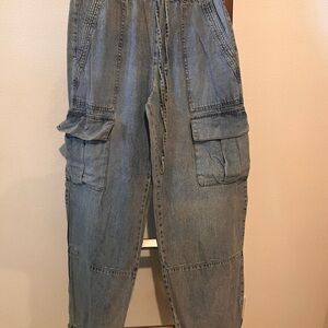 Women’s HABBITUAL Blue Cargo Jeans